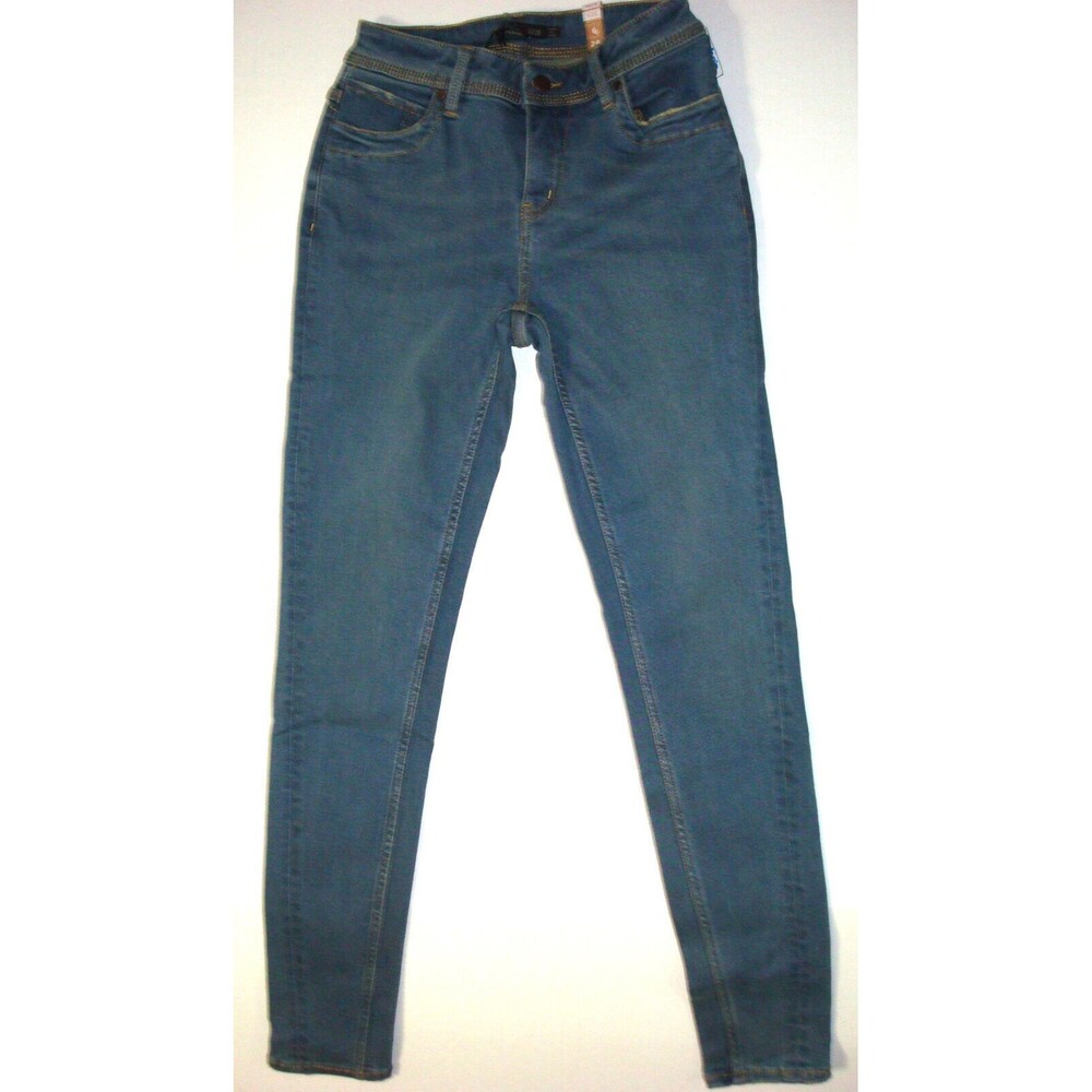 New NWT Womens 8 Soma Prana Jeans Classic Denim Wash Blue Stretch 29 X 30 Skinny